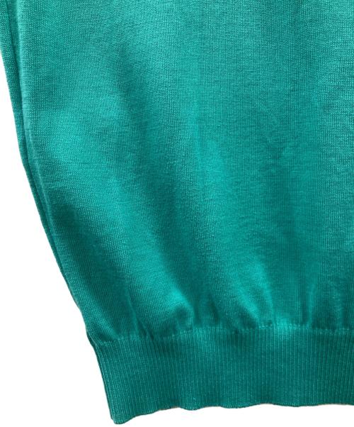 UNITED ARROWS（ユナイテッドアローズ）UNITED ARROWS (ユナイテッドアローズ) 半袖ニット グリーン サイズ:Lの古着・服飾アイテム