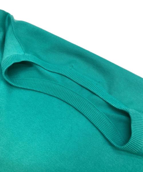 UNITED ARROWS（ユナイテッドアローズ）UNITED ARROWS (ユナイテッドアローズ) 半袖ニット グリーン サイズ:Lの古着・服飾アイテム