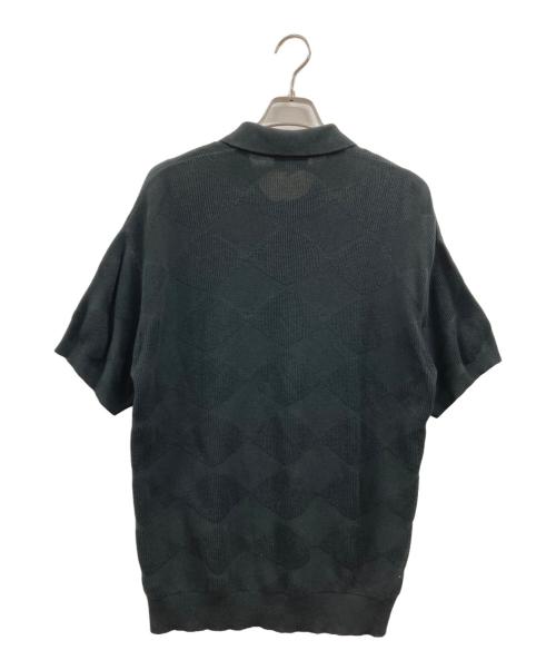LACOSTE（ラコステ）LACOSTE (ラコステ) BEAUTY&YOUTH (ビューティーアンドユース) 別注ニットポロシャツ ブラック サイズ:US Sの古着・服飾アイテム