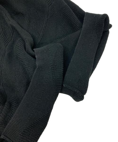 LACOSTE（ラコステ）LACOSTE (ラコステ) BEAUTY&YOUTH (ビューティーアンドユース) 別注ニットポロシャツ ブラック サイズ:US Sの古着・服飾アイテム