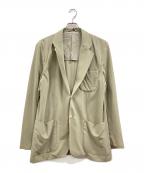 AURALEEオーラリー）の古着「HARD TWIST WOOL VIYELLA JACKET」｜ベージュ