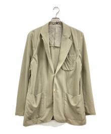 AURALEE（オーラリー）の古着「HARD TWIST WOOL VIYELLA JACKET」｜ベージュ