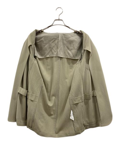 AURALEE（オーラリー）AURALEE (オーラリー) HARD TWIST WOOL VIYELLA JACKET ベージュ サイズ:3の古着・服飾アイテム
