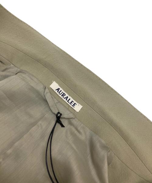 AURALEE（オーラリー）AURALEE (オーラリー) HARD TWIST WOOL VIYELLA JACKET ベージュ サイズ:3の古着・服飾アイテム