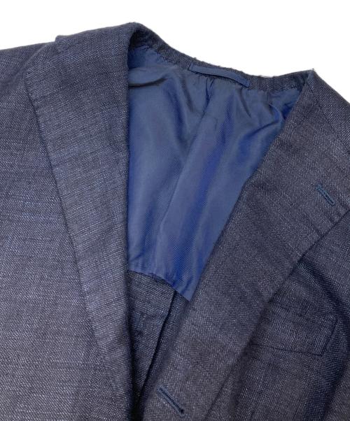 BEAMS F（ビームスエフ）BEAMS F (ビームスエフ) REDA LINEN-WOOL EASY JACKET ネイビー サイズ:44の古着・服飾アイテム