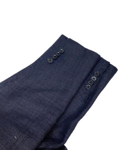 BEAMS F（ビームスエフ）BEAMS F (ビームスエフ) REDA LINEN-WOOL EASY JACKET ネイビー サイズ:44の古着・服飾アイテム