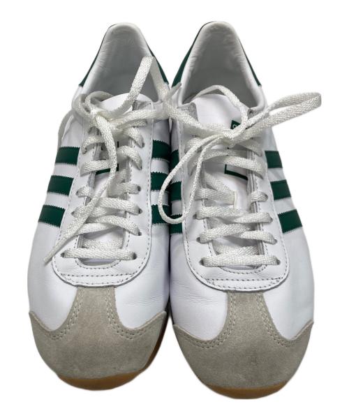 adidas（アディダス）adidas (アディダス) スニーカー ホワイト×グリーン サイズ:26の古着・服飾アイテム