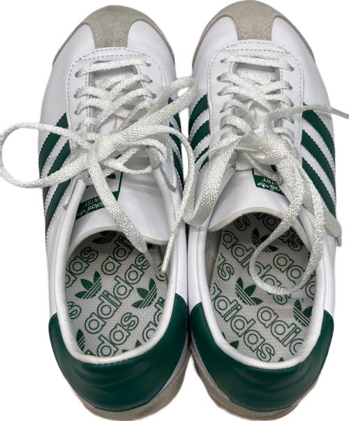adidas（アディダス）adidas (アディダス) スニーカー ホワイト×グリーン サイズ:26の古着・服飾アイテム