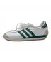 adidas (アディダス) スニーカー ホワイト×グリーン サイズ:26：7000円