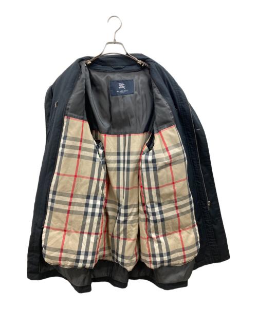 BURBERRY LONDON（バーバリーロンドン）BURBERRY LONDON (バーバリーロンドン) ダウンライナー付ステンカラーコート ブラック サイズ:Lの古着・服飾アイテム