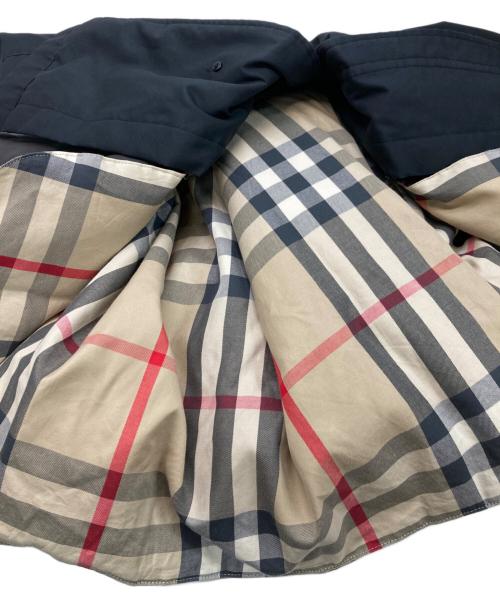 BURBERRY LONDON（バーバリーロンドン）BURBERRY LONDON (バーバリーロンドン) ダウンライナー付ステンカラーコート ブラック サイズ:Lの古着・服飾アイテム