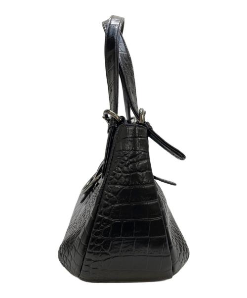 TAKANO（タカノ）TAKANO (タカノ) 型押しレイクバック ブラックの古着・服飾アイテム