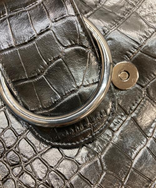 TAKANO（タカノ）TAKANO (タカノ) 型押しレイクバック ブラックの古着・服飾アイテム