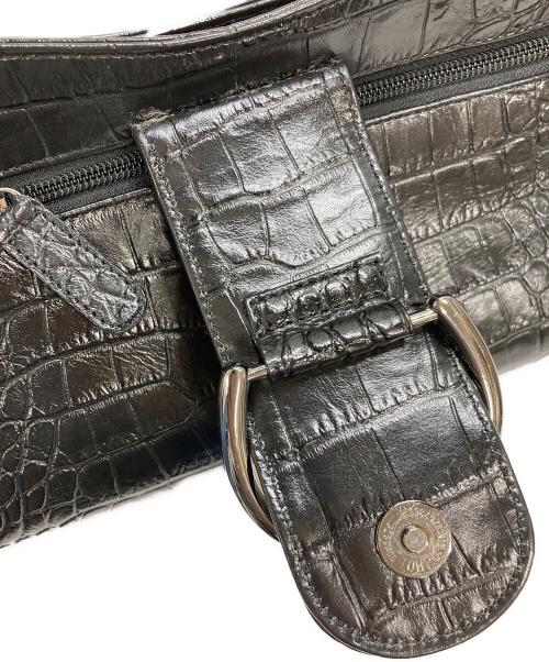 TAKANO（タカノ）TAKANO (タカノ) 型押しレイクバック ブラックの古着・服飾アイテム