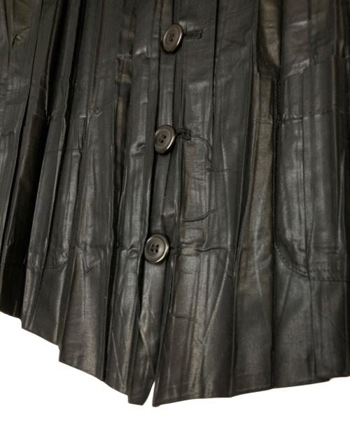 ISSEY MIYAKE MEN（イッセイミヤケメン）ISSEY MIYAKE MEN (イッセイミヤケメン) プリーツノースリーブシャツ ブラック サイズ:Mの古着・服飾アイテム