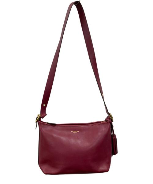 COACH（コーチ）COACH (コーチ) レガシーレザーショルダーバッグ ピンクの古着・服飾アイテム