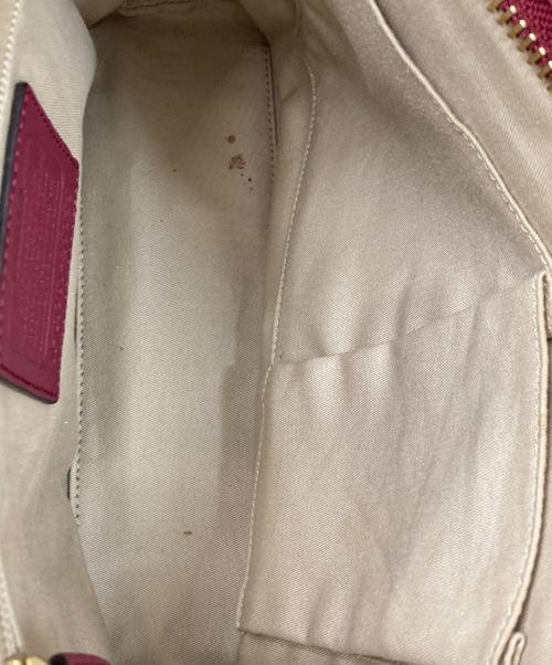 COACH（コーチ）COACH (コーチ) レガシーレザーショルダーバッグ ピンクの古着・服飾アイテム