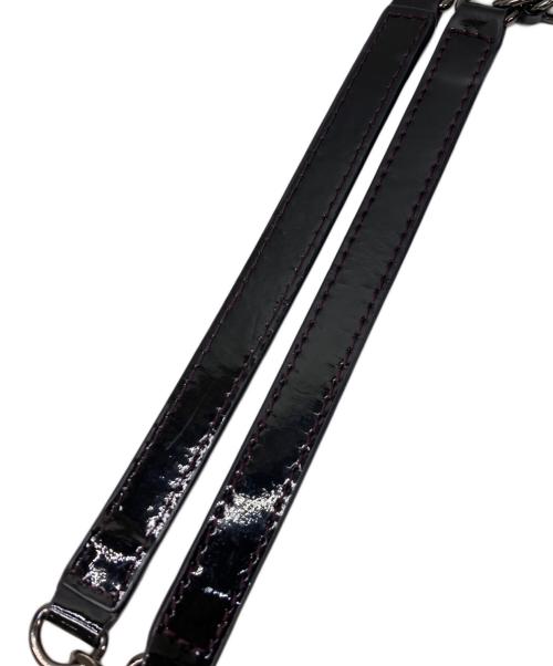 ANTEPRIMA（アンテプリマ）ANTEPRIMA (アンテプリマ) ワイヤーグリッターリボン型ハンドバッグ ワインレッドの古着・服飾アイテム