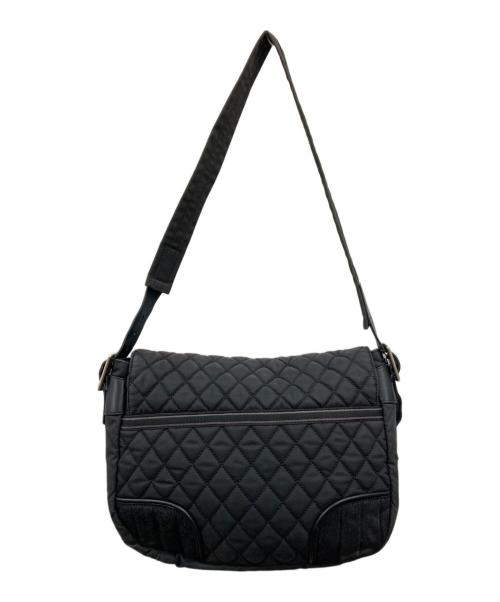 CHANEL（シャネル）CHANEL (シャネル) ハラコパッチココマークメッセンジャーバッグ ブラックの古着・服飾アイテム