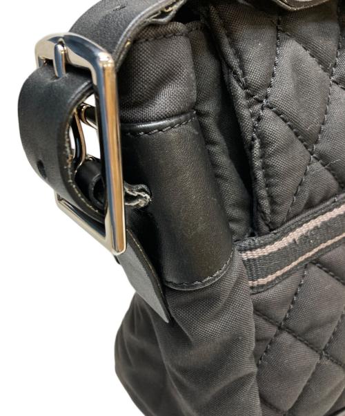 CHANEL（シャネル）CHANEL (シャネル) ハラコパッチココマークメッセンジャーバッグ ブラックの古着・服飾アイテム
