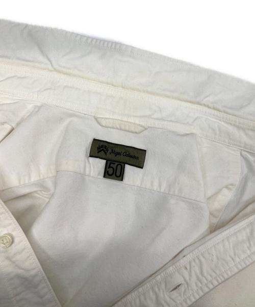 NIGEL CABOURN（ナイジェルケーボン）NIGEL CABOURN (ナイジェルケーボン) ブリティッシュオフィサーズシャツ ホワイト サイズ:50の古着・服飾アイテム