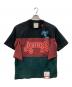 MIHARA YASUHIRO（ミハラヤスヒロ）の古着「Border Docking T-shirt」｜ブラック