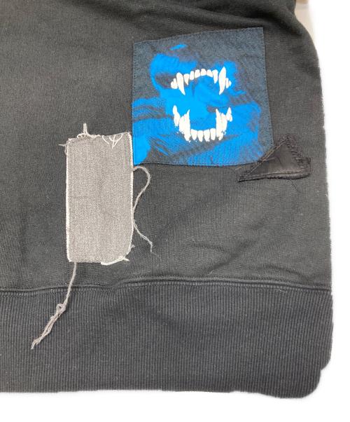 UNDERCOVER（アンダーカバー）UNDERCOVER (アンダーカバー) ランダムプリントパッチスウェット ブラック サイズ:3の古着・服飾アイテム