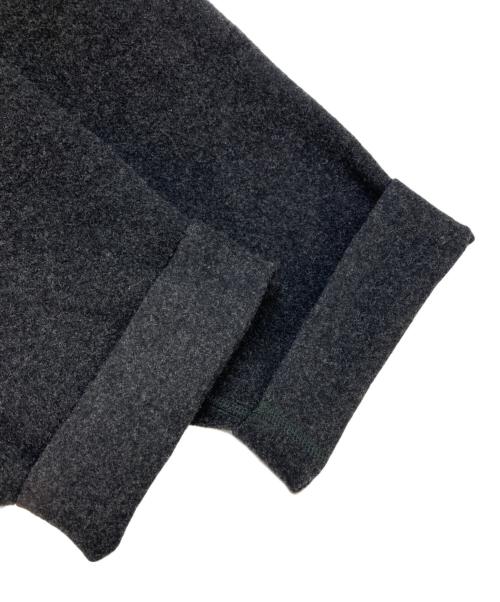 confect（コンフェクト）confect (コンフェクト) ウールカシミヤフリース フーデッドガウンウールコート ブラック サイズ:4の古着・服飾アイテム