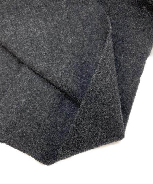 confect（コンフェクト）confect (コンフェクト) ウールカシミヤフリース フーデッドガウンウールコート ブラック サイズ:4の古着・服飾アイテム
