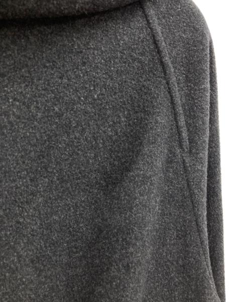 confect（コンフェクト）confect (コンフェクト) ウールカシミヤフリース フーデッドガウンウールコート ブラック サイズ:4の古着・服飾アイテム
