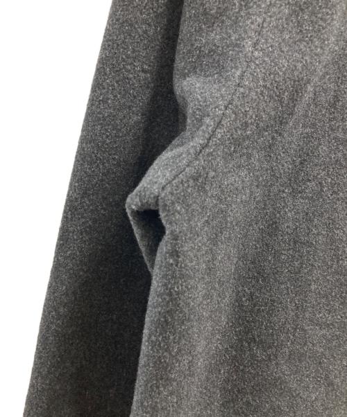confect（コンフェクト）confect (コンフェクト) ウールカシミヤフリース フーデッドガウンウールコート ブラック サイズ:4の古着・服飾アイテム