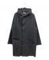 confect（コンフェクト）の古着「ウールカシミヤフリース フーデッドガウンウールコート」｜ブラック