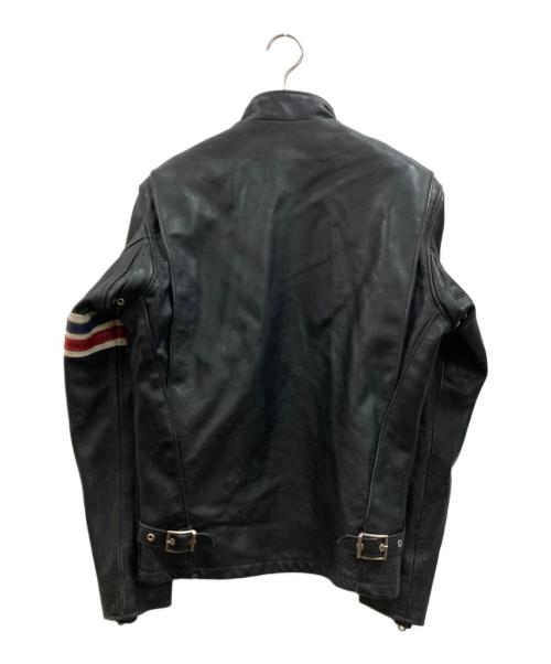 Schott（ショット）Schott (ショット) シングルレザージャケット ブラック サイズ:34の古着・服飾アイテム