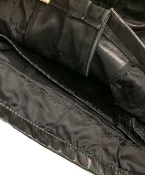 Schott（ショット）Schott (ショット) シングルレザージャケット ブラック サイズ:34の古着・服飾アイテム