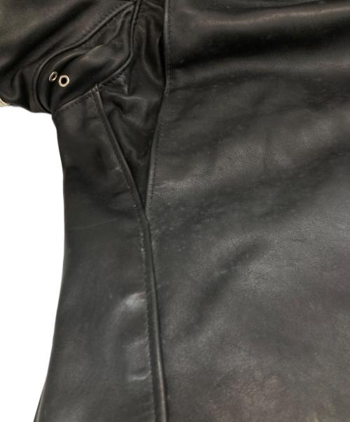 Schott（ショット）Schott (ショット) シングルレザージャケット ブラック サイズ:34の古着・服飾アイテム