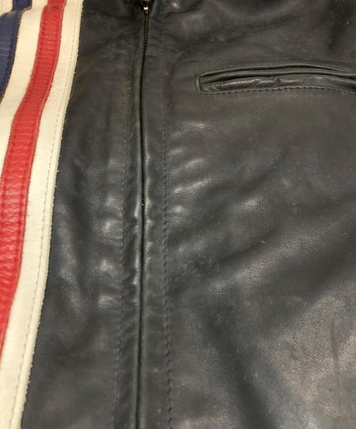 Schott（ショット）Schott (ショット) シングルレザージャケット ブラック サイズ:34の古着・服飾アイテム