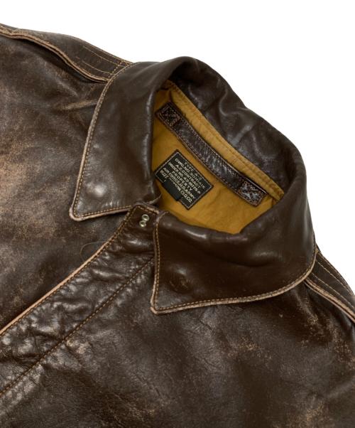 BUZZ RICKSON'S（バズリクソンズ）BUZZ RICKSON'S (バズリクソンズ) Type A-2 ORDER/レザージャケット ブラウン サイズ:38の古着・服飾アイテム