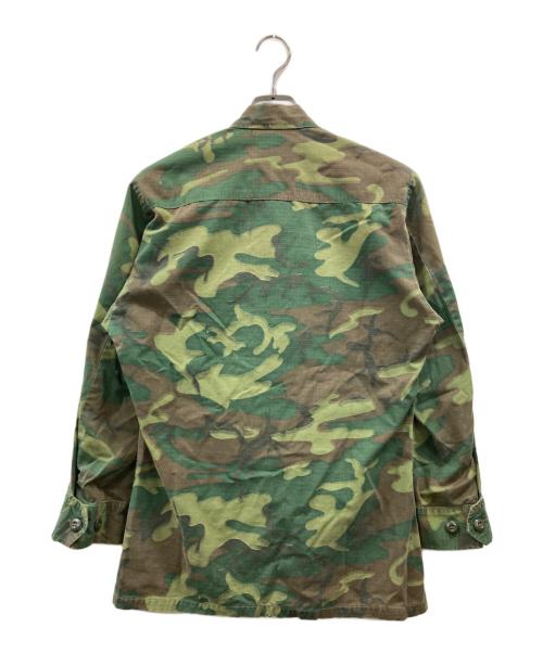 US ARMY（ユーエスアーミー）US ARMY (ユーエスアーミー) カモフラリップストップ ジャングルファティーグ ジャケット4th カーキ サイズ:XーSMALLーSHORTの古着・服飾アイテム