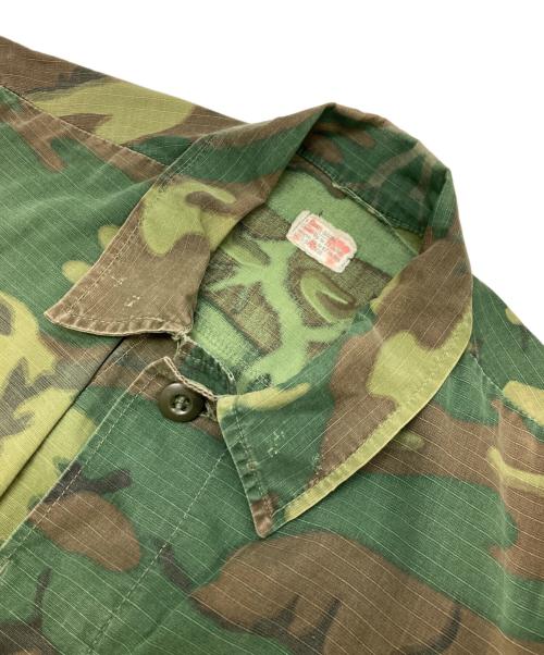 US ARMY（ユーエスアーミー）US ARMY (ユーエスアーミー) カモフラリップストップ ジャングルファティーグ ジャケット4th カーキ サイズ:XーSMALLーSHORTの古着・服飾アイテム