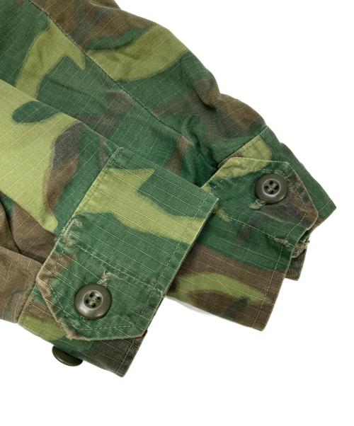 US ARMY（ユーエスアーミー）US ARMY (ユーエスアーミー) カモフラリップストップ ジャングルファティーグ ジャケット4th カーキ サイズ:XーSMALLーSHORTの古着・服飾アイテム