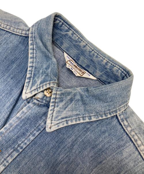 FIVE BROTHER（ファイブブラザー）FIVE BROTHER (ファイブブラザー) デニムシャツ インディゴ サイズ:Mの古着・服飾アイテム
