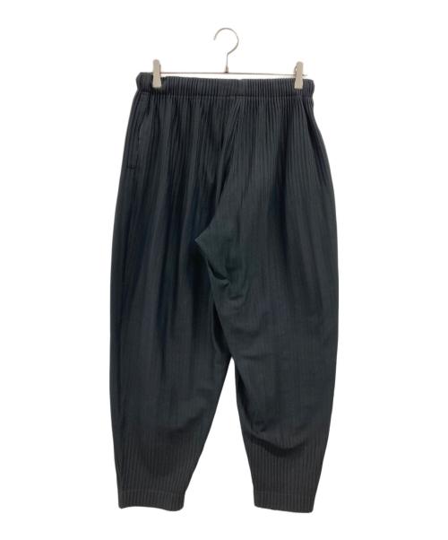 HOMME PLISSE ISSEY MIYAKE（オム プリッセ イッセイ ミヤケ）HOMME PLISSE ISSEY MIYAKE (オム プリッセ イッセイ ミヤケ) erased pleated sarouel pants ブラック サイズ:1の古着・服飾アイテム
