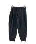 HOMME PLISSE ISSEY MIYAKE（オム プリッセ イッセイ ミヤケ）の古着「erased pleated sarouel pants」｜ブラック