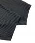 中古・古着 HOMME PLISSE ISSEY MIYAKE (オム プリッセ イッセイ ミヤケ) erased pleated sarouel pants ブラック サイズ:1：18000円