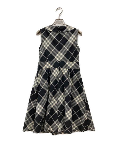 BURBERRY BLUE LABEL（バーバリー ブルー レーベル）BURBERRY BLUE LABEL (バーバリー ブルー レーベル) ノースリーブ・キャミソールワンピース ブラック サイズ:36の古着・服飾アイテム