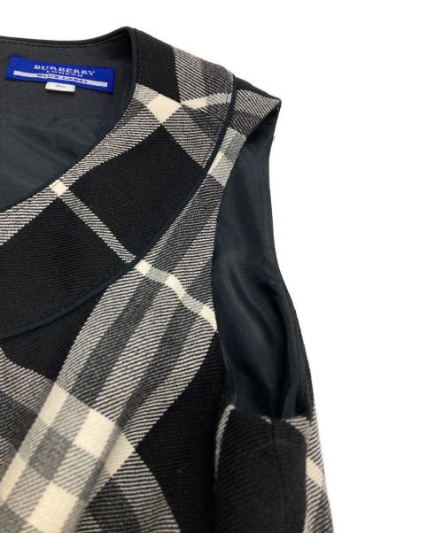 BURBERRY BLUE LABEL（バーバリー ブルー レーベル）BURBERRY BLUE LABEL (バーバリー ブルー レーベル) ノースリーブ・キャミソールワンピース ブラック サイズ:36の古着・服飾アイテム