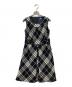 BURBERRY BLUE LABEL（バーバリー ブルー レーベル）の古着「ノースリーブ・キャミソールワンピース」｜ブラック