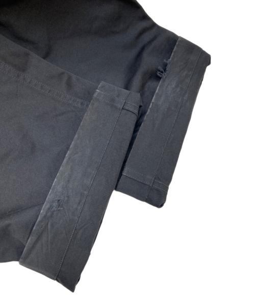 AURALEE（オーラリー）AURALEE (オーラリー) WASHED FINX CHINO WIDE PANTS ブラック サイズ:4の古着・服飾アイテム
