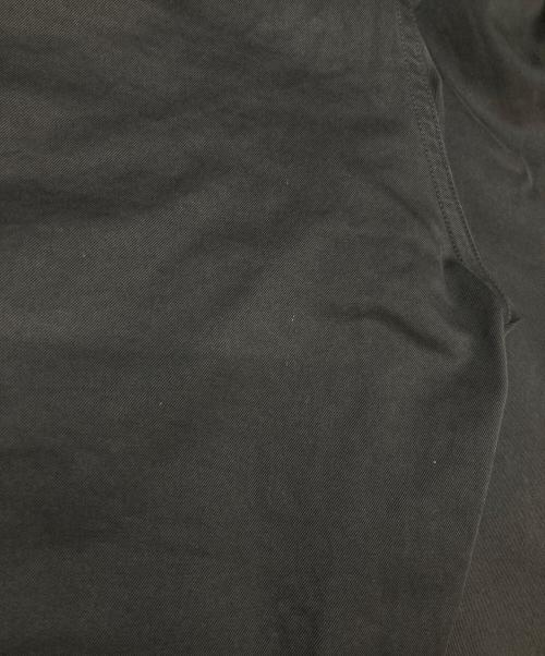 AURALEE（オーラリー）AURALEE (オーラリー) WASHED FINX CHINO WIDE PANTS ブラック サイズ:4の古着・服飾アイテム