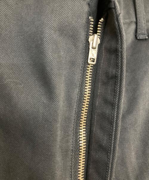 AURALEE（オーラリー）AURALEE (オーラリー) WASHED FINX CHINO WIDE PANTS ブラック サイズ:4の古着・服飾アイテム